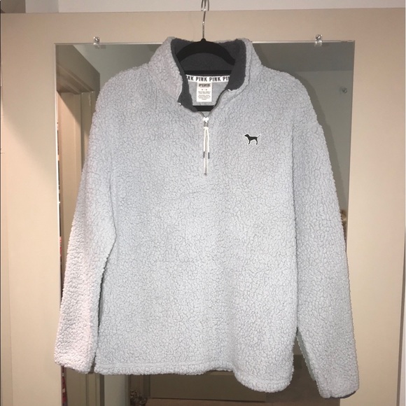 PINK sherpa pullover